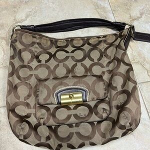 Vintage coach shoulder bag